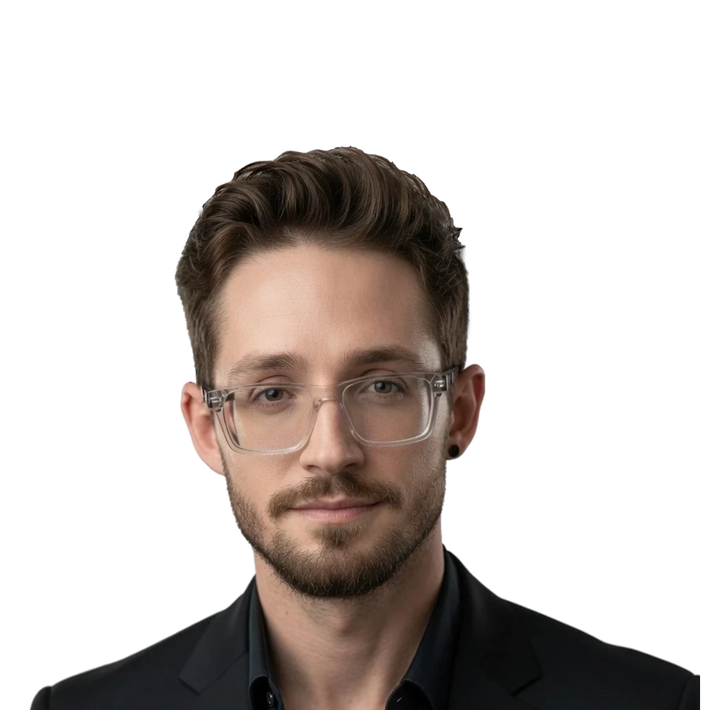 Headshot of Sky Tomlinson, the developer behind PineFruitDev