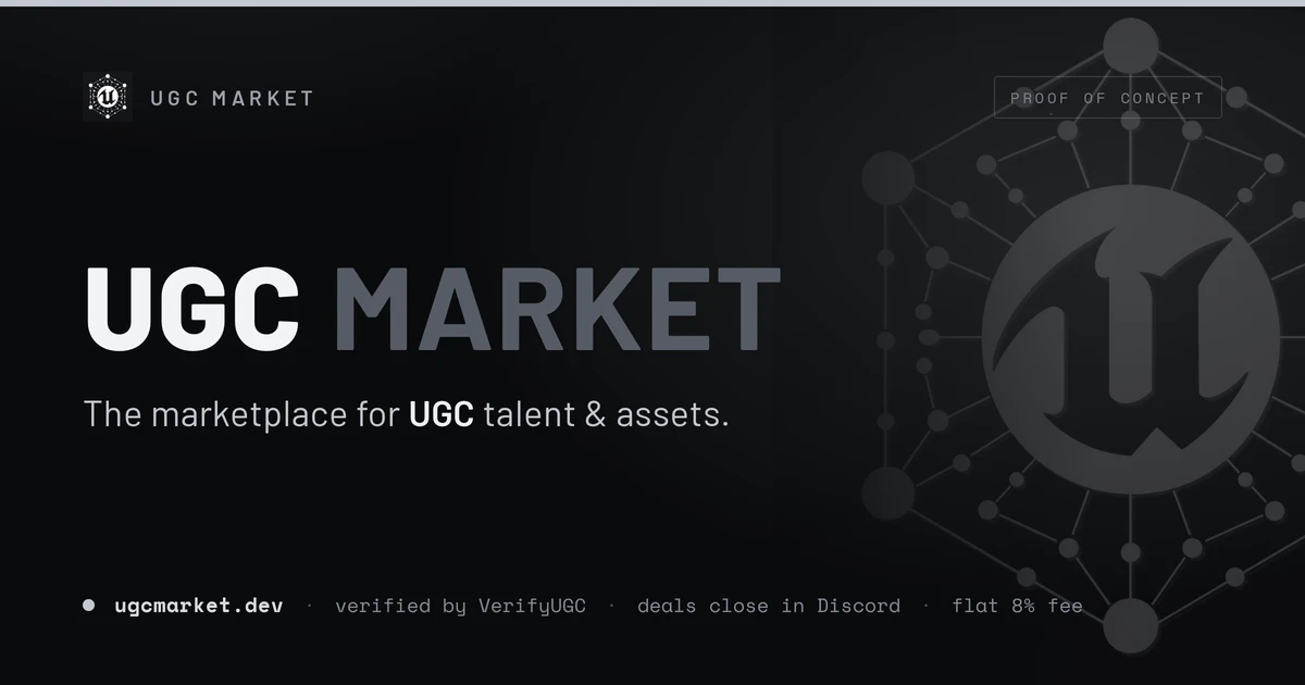 UGC Market project screenshot